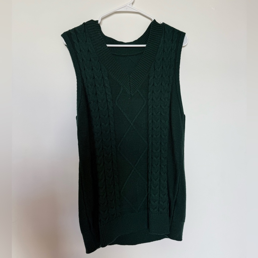 Green Sweater Vest